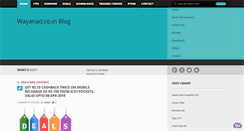 Desktop Screenshot of blog.wayanad.co.in