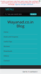 Mobile Screenshot of blog.wayanad.co.in
