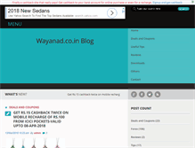 Tablet Screenshot of blog.wayanad.co.in